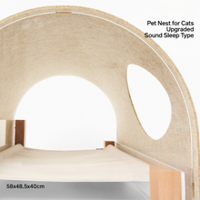 Load image into Gallery viewer, pidan Acrylic Cat Haven with Integrated Scratch Board and Felt-Covered Round Arch Roof | PD2018T2