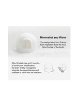 Load image into Gallery viewer, Igloo Cat Litter Box incl. litter scoop, White