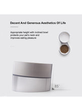 Load image into Gallery viewer, pidan "S-type" Tilted Cat Double Bowl