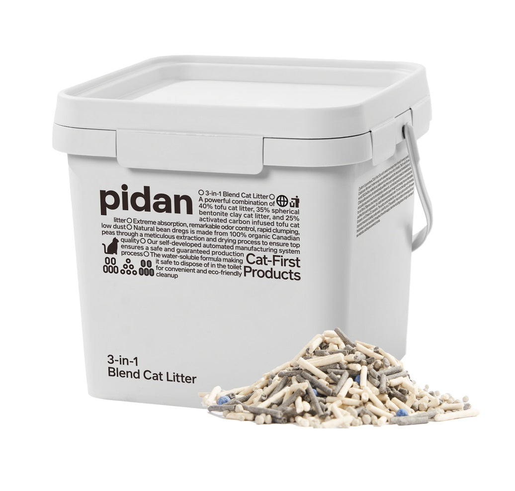 pidan 3-in-1 Blend Cat Litter, Pail | 11.4 lb