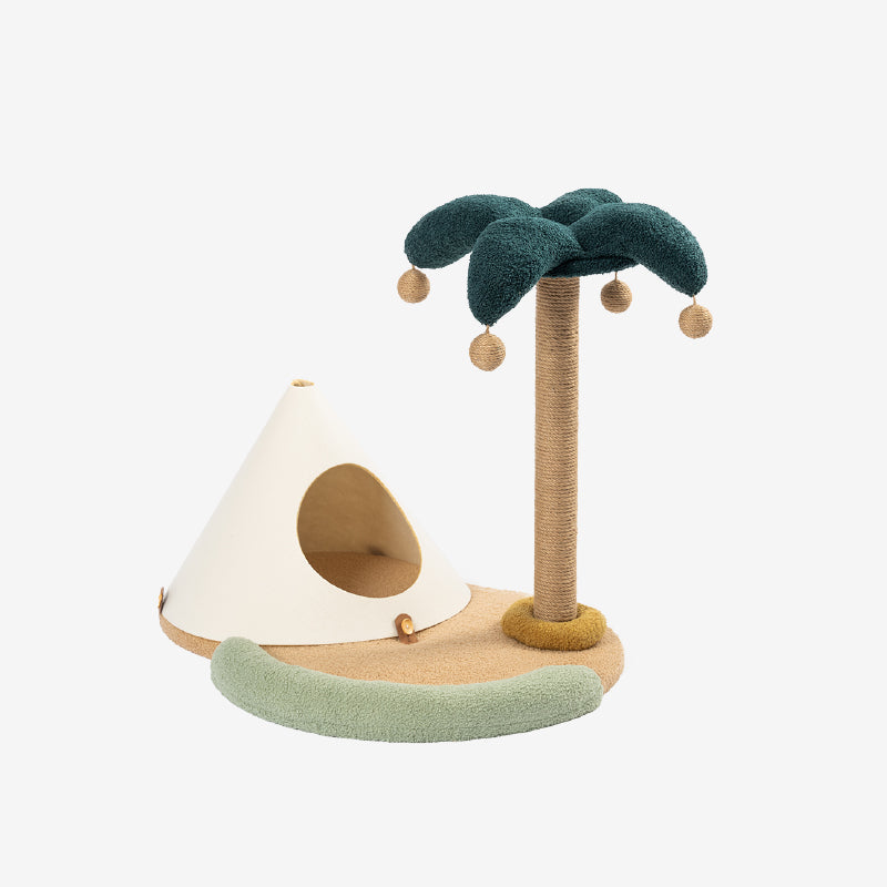 pidan Palm Tree Cat Nest - Island Paradise Design